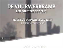 Tablet Screenshot of devuurwerkramp.nl